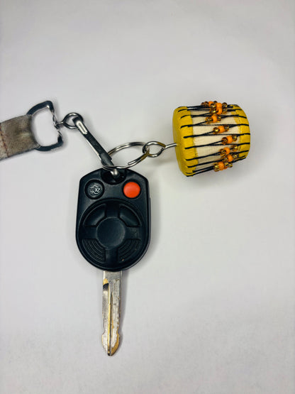 African Glamour Mystery Shell Keychain